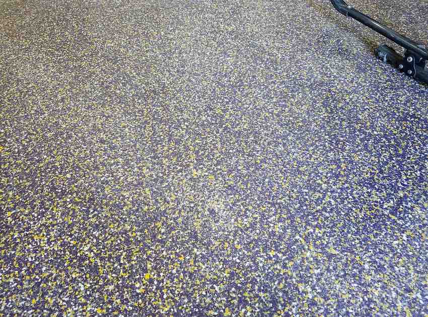 Stamped concrete restoration