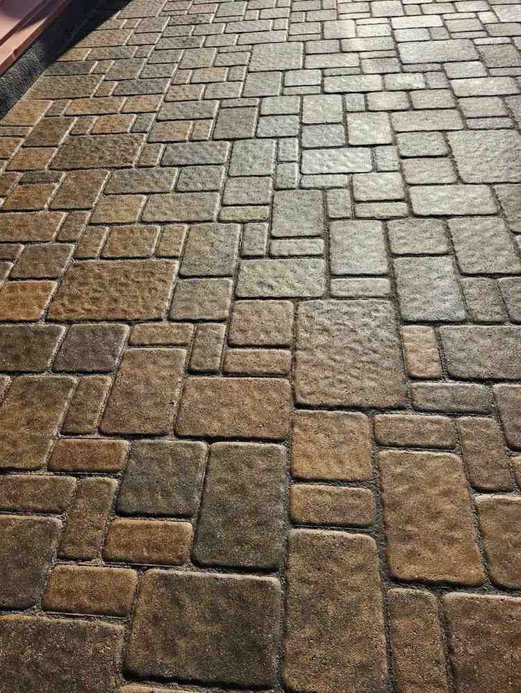 Decorative epoxy pool deck